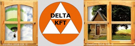 Delta-Therm Belsőíves kazettás borovi fenyő ablakok